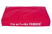 Sit on It Doggie hondenkussen fuchsia I'm so F*ckn Famous
